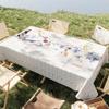 Toalha de mesa para piquenique ao ar livre, à prova d'água, à prova de óleo, protetor solar, tenda, cobertura de mesa, pano para acampamento, atmosfera de acampamento, toalha de mesa