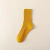 Meias Femininas para Primavera e Verão, Resistentes a Odores, Absorventes de Suor, Meia-Calça, Finas, Algodão Puro, Meias Casuais de Algodão, Cor Sólida, Pontos Duplos, Versáteis