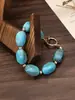 Moda Bohemio Tie-dye Acrílico Joyería Pulseras con Cuentas Joyería de Mano Qingdao Joyería Venta al por Mayor Directa