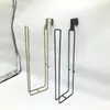 Porta-Papel Toalha de Cozinha de Luxo Leve Sem Furos, Porta-Papel Higiênico de Banheiro, Prateleira de Armazenamento de Parede, Cabideiro de Metal