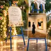 Nuevo Caballete Metálico de Amazon Soporte de Bienvenida para Bodas Soporte para Exhibición de Pósters Soporte Trípode Publicitario Tipo de Pie