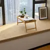 Lavável à Máquina Tapete para Janela de Juta Sintética Tapete para Peitoril de Janela Estilo Japonês Todas as Estações Tatami Quarto Principal Almofada de Assento para Varanda Fixa