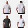 Comércio Exterior Personalizado Manga Curta Secagem Rápida Respirável Roupas Fitness Masculinas Alta Elasticidade Logo Estampado Esporte Outdoor Masculino Fitness Manga Curta Personalizado
