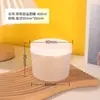 Pote Doodle Descartável para Pudim Cold Brew Iogurte Pote para Sorvete Leite de Pele Dupla Copo de Farelo de Madeira Resistente a Altas Temperaturas Colher para Frutas Caixa de Sobremesa