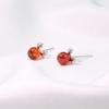 Aretes de Granate de Alce Aretes Coreanos Simples Combinables de Astas Accesorios para Estudiantes Temperamento Moderno Personalidad