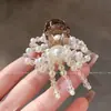 Nuevo Pasador Pequeño de Perla y Moño para el Cabello de Mujer Primavera/Verano 2026, Accesorio de Cristal de Lujo Ligero para Peinados Semirecogidos, Realza la Elegancia