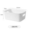 Caja de almacenamiento de escritorio, cesta para guardar refrigerios, cajón para cosméticos y artículos diversos, caja de plástico para acabado de cocina.