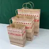 Bolsas de Papel Navideñas, Bolsas de Tela, Bolsas de Regalo, Bolsas de Regalo de Cumpleaños, Cajas de Regalo para Empaque de Frutas Navideñas, Bolsas de Papel Kraft, Venta Caliente
