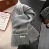 Bufanda de Mezcla de Lana Estilo Fair Isle 2025 Nueva para Mujer, Cálida de Invierno Estilo Coreano Retro Tejida Bufanda de Regalo de Navidad