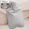 Bolsa de água quente enchimento de água espessada à prova de explosão garrafa de água quente enchimento de água fofa compressa quente estômago cobertor quente ninho pelúcia aquecedor de mãos artefato