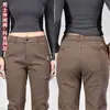 Pantalones casuales para hombre de comercio exterior transfronterizo, cintura semi-elástica de negocios, pantalones largos versátiles de corte slim, nuevos pantalones rectos de corte slim