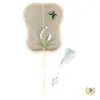 Kit de Material para Leque de Seda DIY Acessórios Leque Redondo Artesanal Conjunto Completo Conjunto de Estrutura para Leque de Seda para Crianças