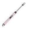 Acendedor Eletrônico de Pulso para Fogão a Gás de Cozinha Doméstica, Pistola de Extinção de Chamas, Isqueiro de Ignição de Alta Eficiência à Prova de Vento Estendido, Isqueiro de Arco