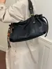 Bolso plisado Boston para mujer 2026 nuevo modelo bolso de mano simple para ir al trabajo bolso vintage bolso de hombro cruzado tote