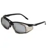 Han Meng Gafas Deportivas para Ciclismo de Día y Noche, Doble Uso, Cortavientos, con Visera, para Exteriores, Cortavientos, contra Arena, de Colores, Gafas Polarizadas