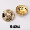 Botão de metal estilo britânico dupla Coroa de Leão fivela de costura à mão casaco de lã casaco roupa formal fivela decorativa de liga atacado