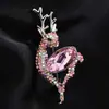 Nueva moda corsage de cristal austriaco broche de alta gama cierva Joker temperamento accesorios de vestir fabricantes al por mayor