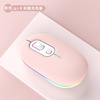 Novo mouse sem fio luminoso de modo duplo silencioso com carregamento transfronteiriço, presente multicolorido, mouse para escritório/jogo em estoque, atacado