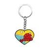 Llavero Colgante de Baloncesto de Dibujos Animados Llavero de Bola de Goma Suave de PVC Decoración DIY para Mochila Accesorios de Amazon Venta al por Mayor