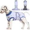 Roupa de recuperação para pets no mesmo estilo da Amazon, roupa de recuperação pós-operatória listrada, projetada especificamente para cães e gatos, roupa para pets