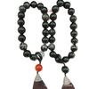 Ela Taicui Pulseira de Obsidiana Branca de Mão com Luz da Lua, Prata, Pedra Yao, Dezoito, Fornecimento ao Vivo