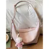 Bolso de moda para ir al trabajo para mujer, Primavera 2026, Bolso de hombro casual, Bolso cruzado tipo 'dumpling' de color sólido de gran capacidad