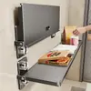 Estante de Almacenamiento para Entregas Montado en la Pared sin Taladro con Adhesivo de Ventosa, Estante de Almacenamiento Multifuncional para Paquetes y Artículos Varios en la Puerta