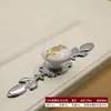 Manija de Cajón de Armario Gabinete Manija Redonda de Cerámica de Agujero Único Estilo Chino Moderno Minimalista Manija Pastoral Venta Directa de Fábrica Modelo Nuevo