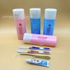Kit Copo Escova de Viagem Caixa de Armazenamento Lavável Portátil Copo de Enxaguante Bucal de Viagem Caixa de Higiene Bucal com Logotipo Publicitário Personalizado
