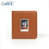 Álbum de Fotos Instantáneas Estilo Ins con Patrón de Lichi de 3 Pulgadas, 288 Ranuras, Hueco, Gran Capacidad para Tarjetas de Fotos de Celebridades