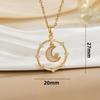 Collar para Mujer, Diseño Nicho Estilo Ins, Cadena Clavicular de Lujo Ligero de Gama Alta, Gargantilla de Luna, Mejor Amiga Estudiante, Venta al Por Mayor de Fábrica