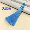Borla Flecos Exquisito Nudo Chino Tipo Corto Gordito Estilo Antiguo Anillo de Tirar Colgante Borla Marcador de Libros Colgante Pequeña Decoración Accesorios Materiales