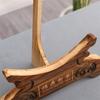 Suporte para bolo de chá em madeira maciça Suporte para chá Pu'er Suporte de exibição para bolo de chá Bandeja para bolo de chá Suporte de chá Padrão de suporte de chá Fuding