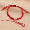 Pulseira de Fio Vermelho do Ano Novo de 2025 com os Doze Signos do Zodíaco para Homens e Mulheres Fio de Mão Vermelho Trançado Ano do Dragão Cavalo Galo Rato Coelho