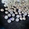Explodindo Médio Zircão Joia de Arte de Unha Prata Branco Multifacetado Fundo Pontiagudo Coração Zircão em Formato Especial Decoração de Unha de Diamante Atacado
