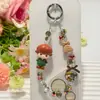 Auténtico Pop Mart Serie Fábrica de Café Accesorios Colgantes Cadena para Teléfono de Cristal de Lujo Aleatorio