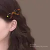 2025 Nuevo Pinza para el Cabello de Gafas Creativas de Nicho Pinza Lateral para Flequillo de Chica Dulce y Fresca Pinza BB Pinza de Flor Sonriente