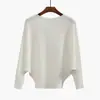 La nueva colección de otoño/invierno más vendida de Amazon: un elegante suéter de punto para mujer con escote asimétrico de un hombro y mangas murciélago