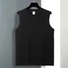 Chaleco sin mangas, Camiseta lisa para hombre, Camiseta interior holgada para deportes y fitness, Estilo moderno