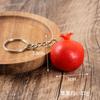 Modelo de fruta em miniatura de simulação de PVC morango laranja chaveiro pingente de bolsa brinquedo de casa de brincar de comida em miniatura