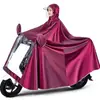 Capa de chuva para veículos elétricos, tamanho grande e espessa, adequada para homens e mulheres, para um ou dois ocupantes, proteção completa contra chuva forte ao andar de motocicleta