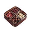 Nueva caja de madera para frutos secos, mesa de centro, bandeja para aperitivos de frutas, banquete de boda, caja para frutos secos de parto prematuro