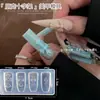 Molde para nail art cruz, nova tendência estilo punk gótico ferramenta de impressão 3D em relevo, adesivos de nail art de letras