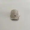 Sombrero de ala suave para niños de otoño e invierno, gorra de béisbol de oso polar para niños, gorra personalizada estilo coreano con visera abatible, gorra de pico de pato engrosada