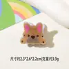 Presilha de Cabelo Fofa Desenho Animado Animal Série Oceano Pequena Imitação Acetato Concha Golfinho Estrela do Mar Franja Lateral Filhote