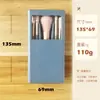 Set de brochas de maquillaje de viaje portátil nuevo listo para usar del fabricante con espejo, brocha para polvos de cerdas suaves, brocha para sombras de ojos, herramienta de belleza