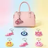 Llavero Colgante Creativo de Cara Sonriente de Goma Suave, Combinable Libremente con Llaveros, Accesorios y Dijes para Bolsos, Venta al por Mayor Transfronteriza