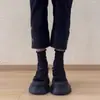 Zapatos Mary Jane casuales para mujer con plataforma de suela gruesa que aumentan la altura, nuevos zapatos de plataforma con lazo vintage de nicho 2026, zapatos de salón estilo ballet