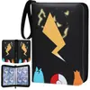 Suministro Directo de Amazon Carpeta Coleccionadora de Cartas Pokemon Álbum de Tarjetas de Almacenamiento Anime 4 Ranuras 9 Ranuras Paquete de Álbum de Cartas Pokemon
