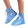 Cubrezapatos de Lluvia Impermeables de PVC OEM/ODM, Engrosados, Antideslizantes, Resistentes al Desgaste, Estilo Botas de Lluvia de Tubo Medio con Cremallera, Personalizados por el Fabricante